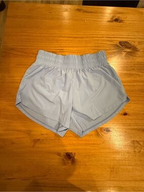 DSG - Athletic Shorts with Elastic Waist - Light Blue